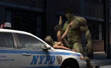 3d Cartoon Babe Getting Fucked Outdoors By The Hulk