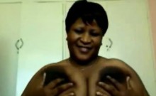 Ebony BBW With Large Breasts
