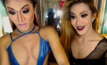 Shemale Best Friends Blowjob and Anal Each Other