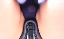 Hidden Camera Under A Bicycle Seat Films Some Nice Looking