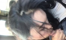 Asian hookup from Milfsexdating Net gives public blowjob