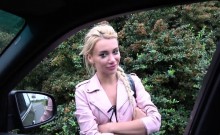 Dude banged blonde Russian hitchhiker