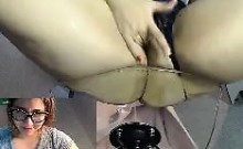 Hot and busty Latina masturbate on webcam