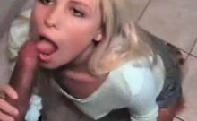 Sexy Blonde Sucks And Fucks Hard Cock