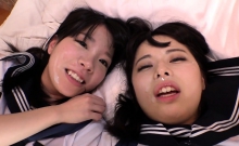 Facial threesome japanese
