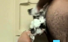 Hottest Shampoo Hairjob Cum In Hair