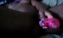 young ebony girl masturbating