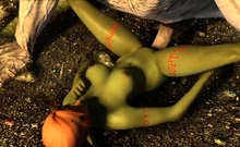 Elf Girl Gets Stretched By The Giants (skyrim)