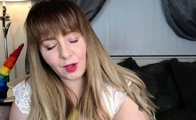 Brunette Big Boobs Dildo Webcam