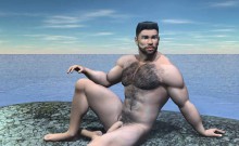 3D Gay Huge Cocks and Big Muscles!