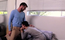 Fem boy mature dad and gay porn men pumping up own breast Wa