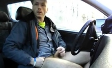 Wanking in the Car