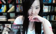 Webcam Asian chick anal masturbation tease