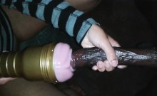 Handjob For A Big Black Cock Point Of View